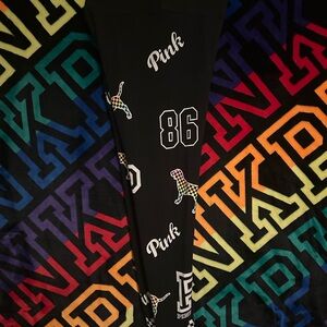 NIP / NWT. Rare rainbow checkered dog leggings